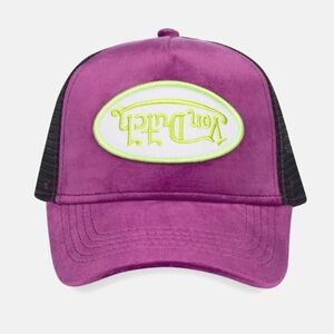 Von Dutch unisex velvet Trucker hat